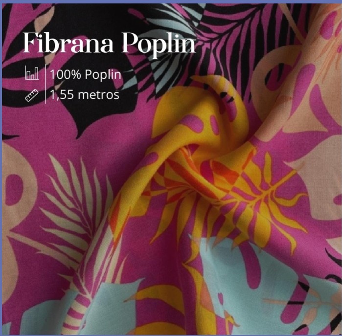 Fibrana Estampada Poplin